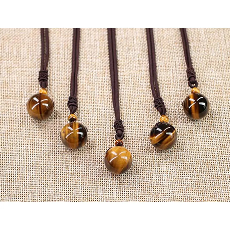 MysticTiger Eye Charm Necklace