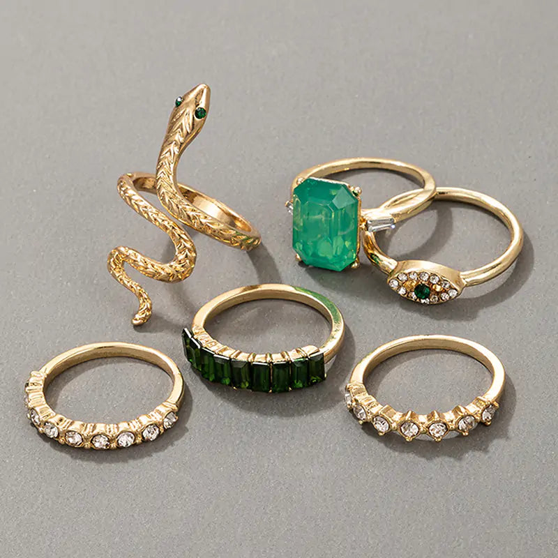 Emerald Envy Vintage Ring Collection