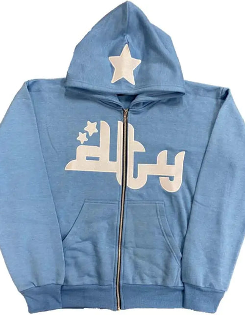 Load image into Gallery viewer, Galactic Statement Zip Hoodie
