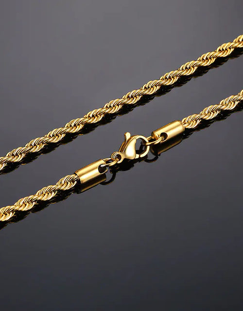 Load image into Gallery viewer, Gentleman&#39;s Elite Stainless Rope Chain
