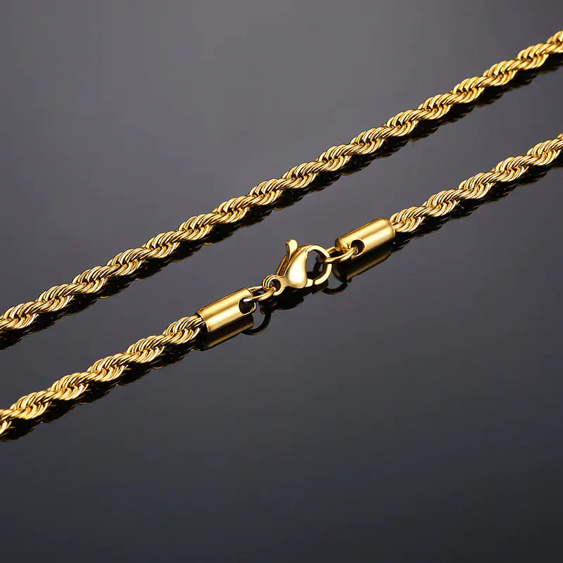 Gentleman's Elite Stainless Rope Chain