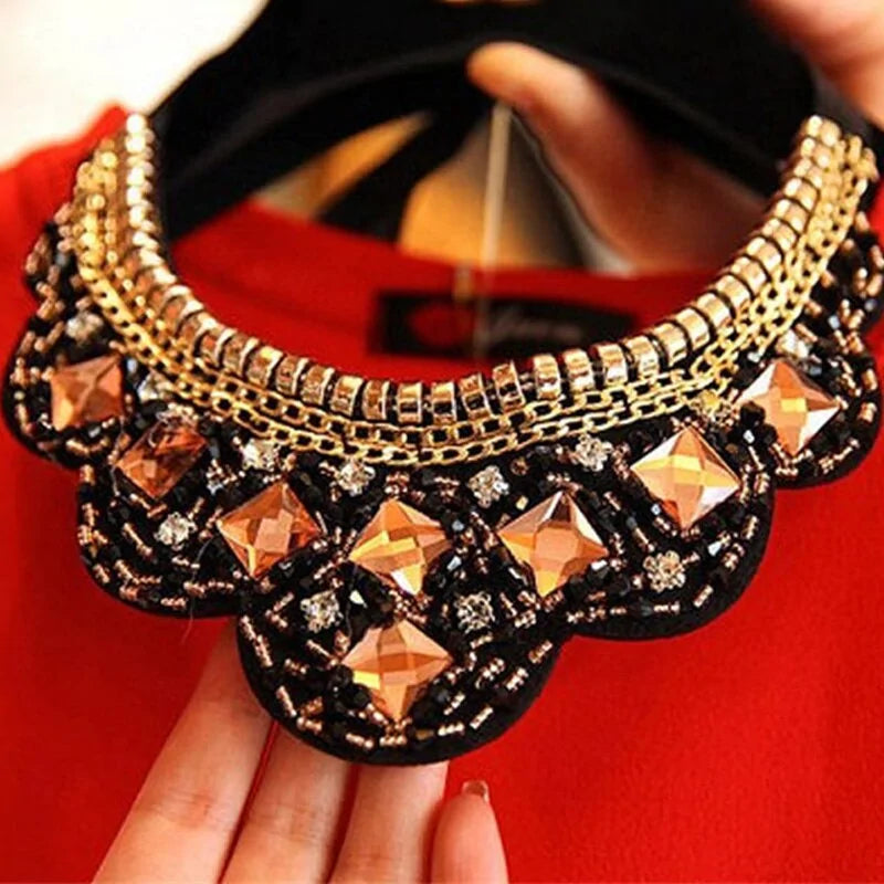 Glamour Cascade Crystal Choker