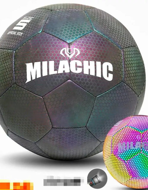 Load image into Gallery viewer, NightGlow Soccer Pro Ball
