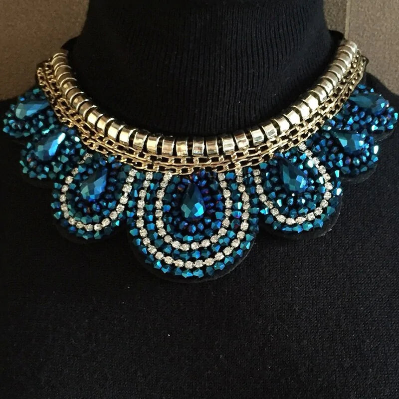 Glamour Cascade Crystal Choker