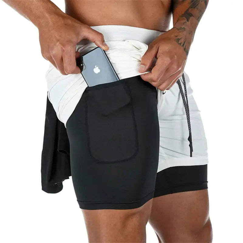 FlexFit Dual-Layer Performance Shorts