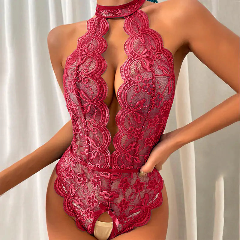 Sultry Secret Lace Teddy