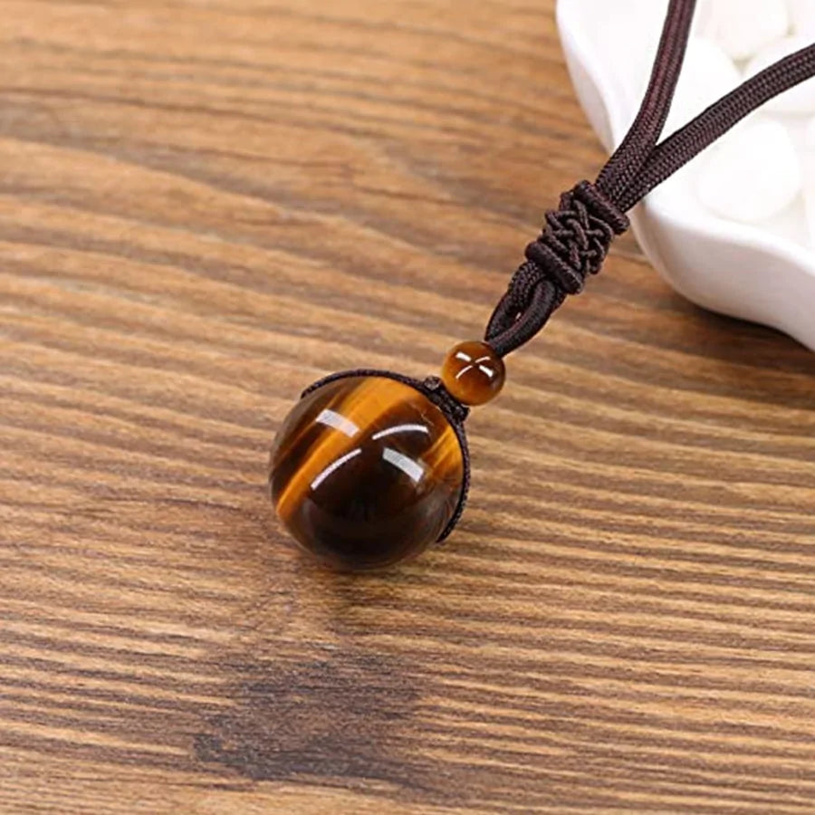 MysticTiger Eye Charm Necklace