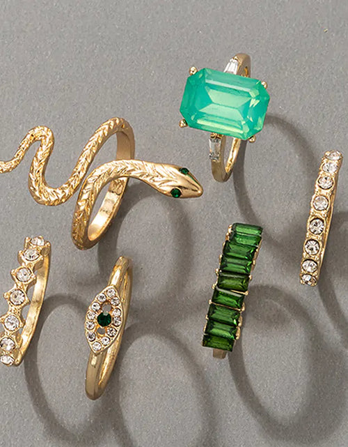 Load image into Gallery viewer, Emerald Envy Vintage Ring Collection
