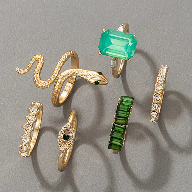 Emerald Envy Vintage Ring Collection